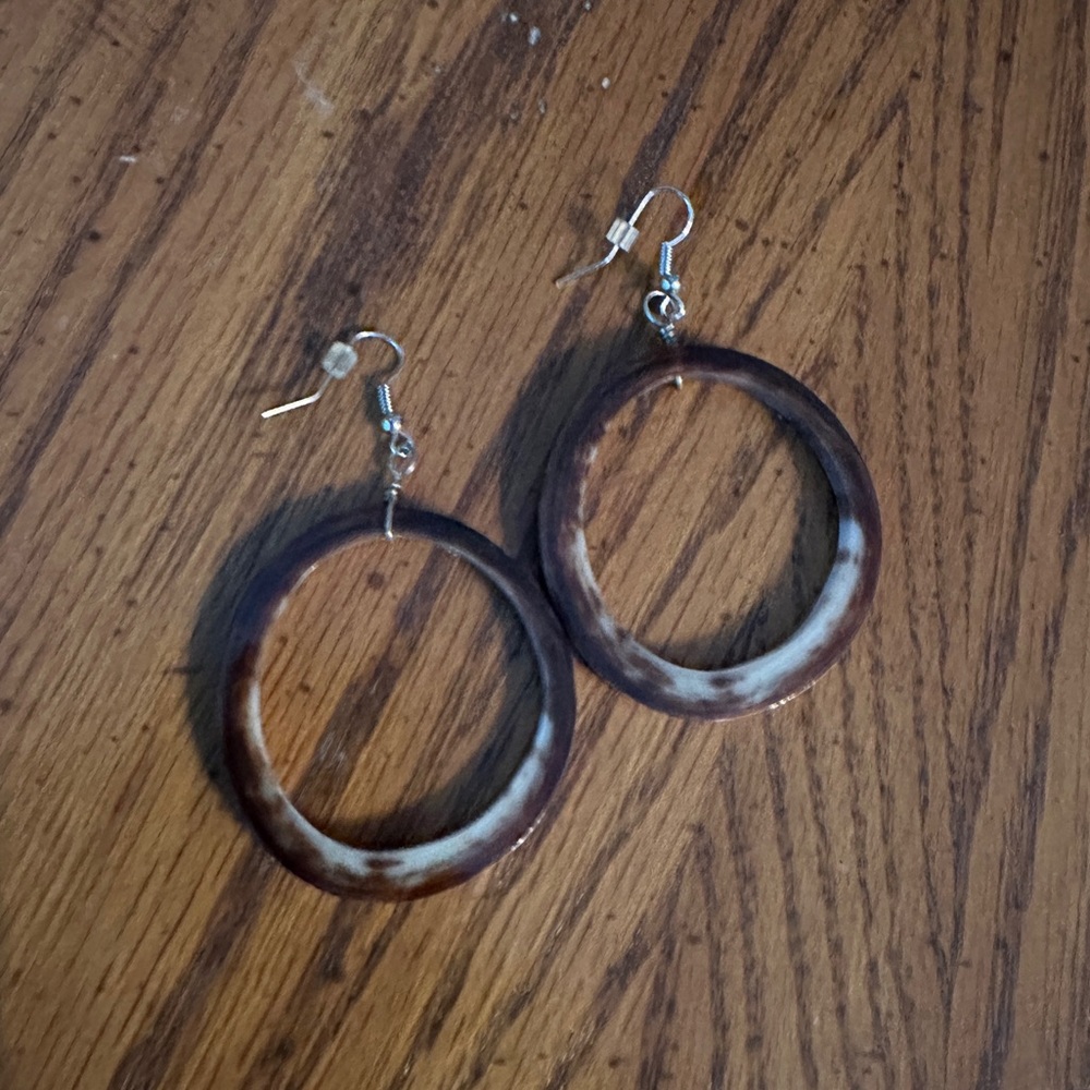 Noonday Collection Cow Horn Earrings
